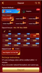 Y71 Game Apk Closer Look at Download, Game Choices & Reward 3