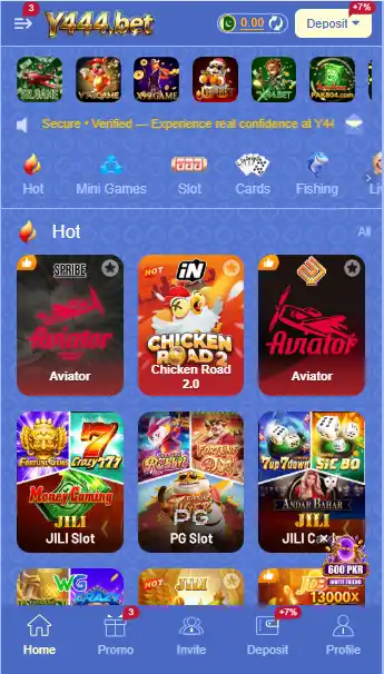 y444bet game